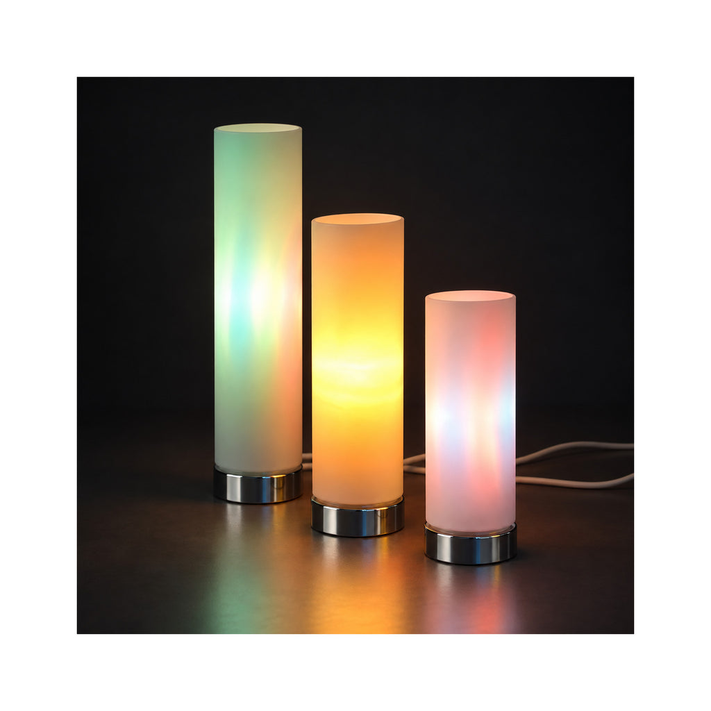 LANDLITE Mini Tube decorative table lamp set, 3 pcs, E14, max. 3 × 40 W