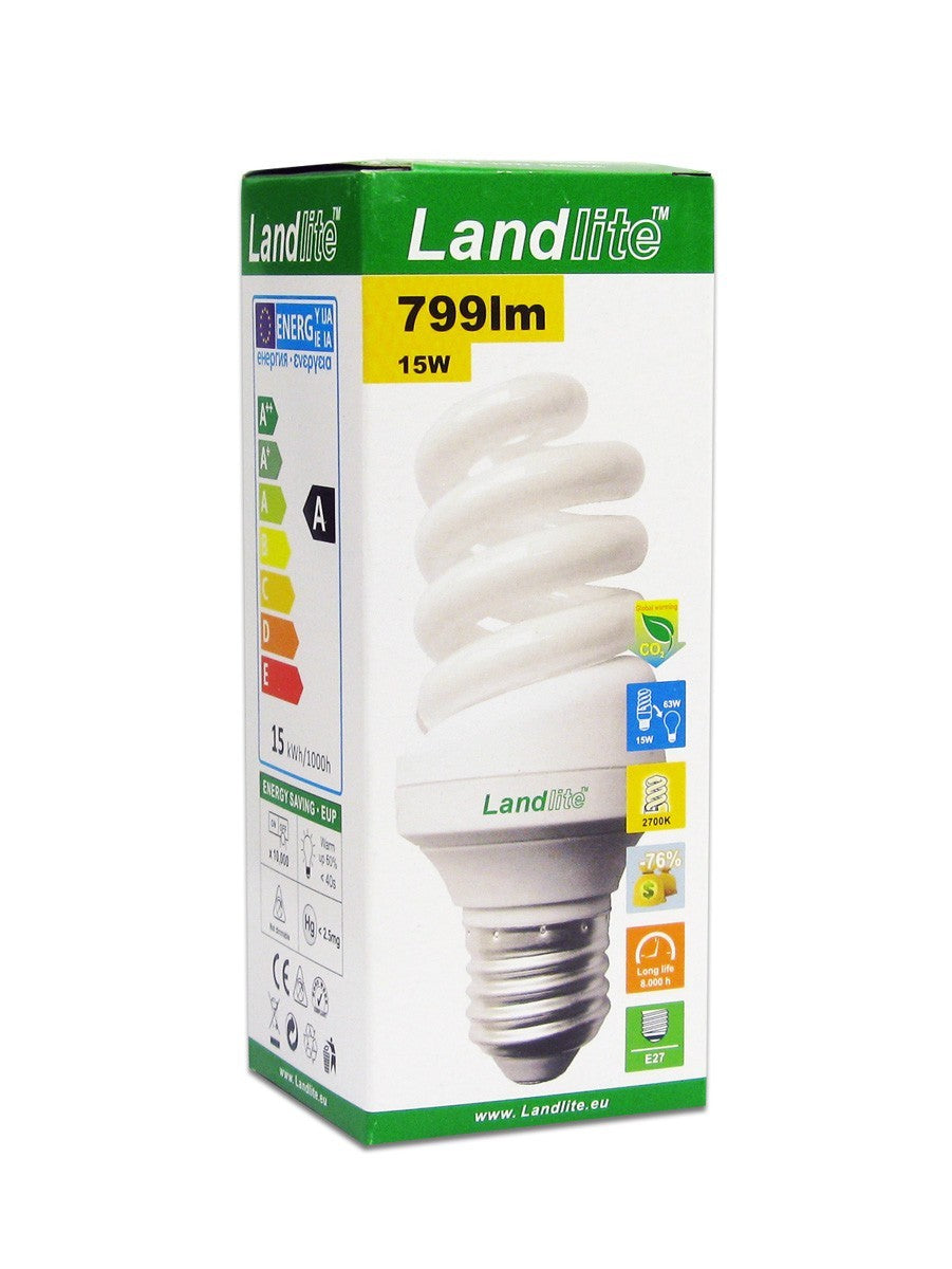 ELH-15W Energiesparlampe – E27, 15 W, 2700 K