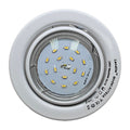 KIT-60A LED-GU10-Einbauset – 3×1,5 W SMD, warmweiß, weiß