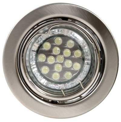KIT-60A-3X1.5W LED-GU10/WW (2700K-21pcs), mat chrome, LED GU10 Kit