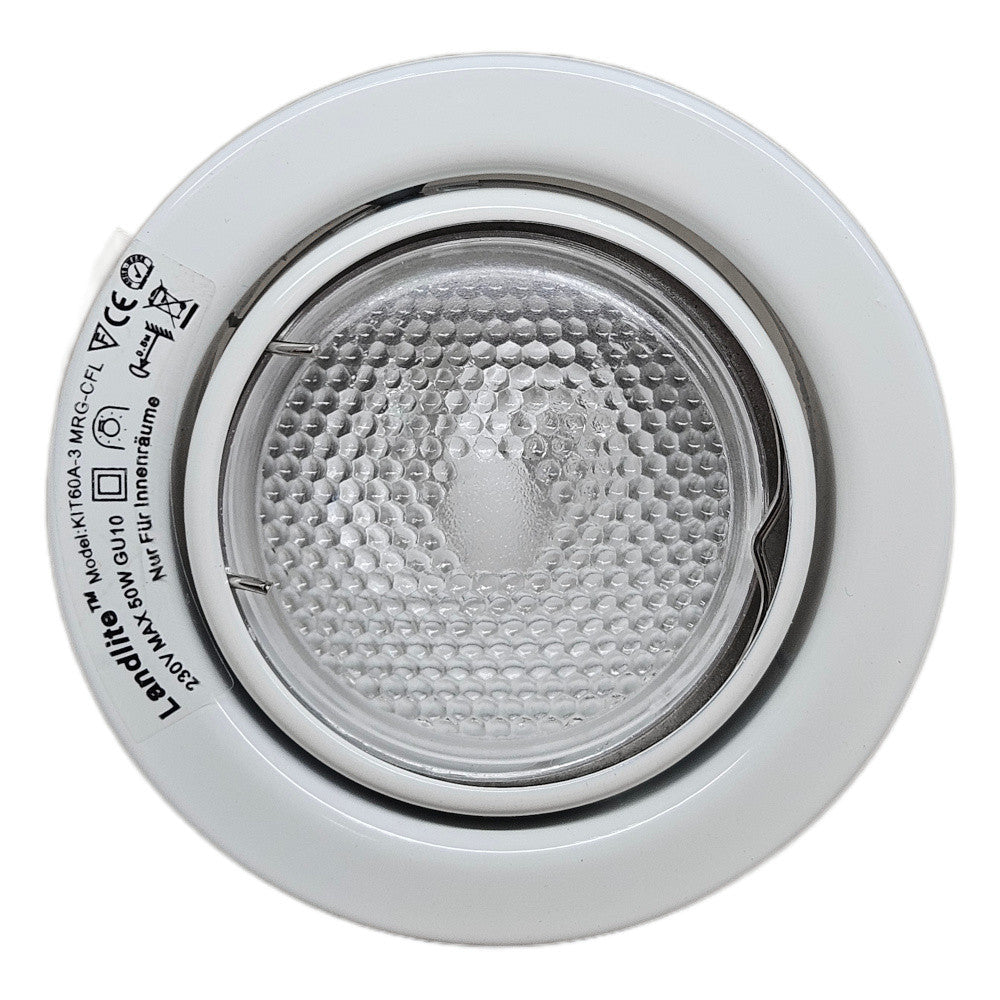 KIT-60A-3X7W CFL-GU10 2700K white, DownLight Kits