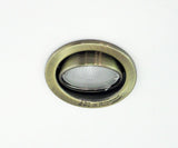 KIT-60 recessed downlight kit – 3×7 W CFL-GU10, 2700K, antique bronze