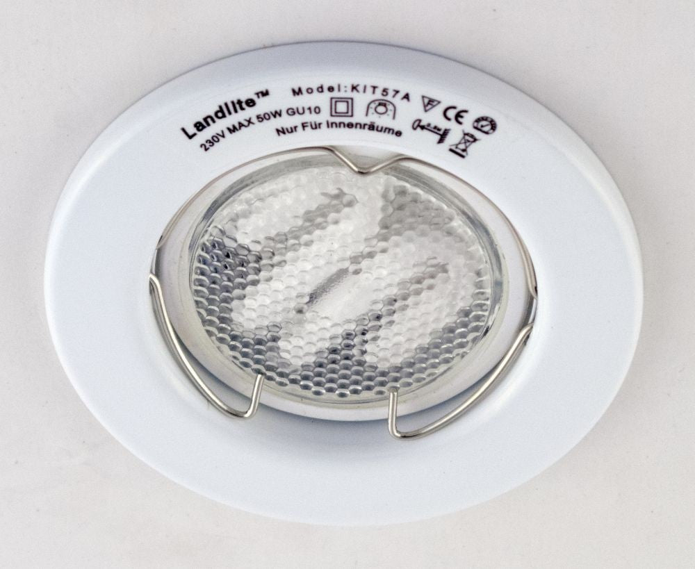 KIT-57A-3X7W CFL-GU10 2700K, white, DownLight Kits