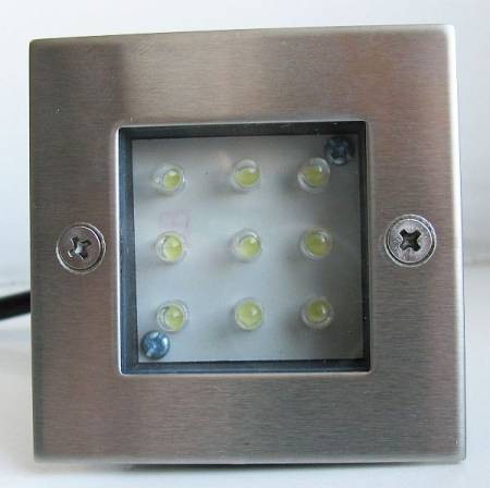 LED-GR92-3 blue IP68, Földbe süllyesztett LED szett