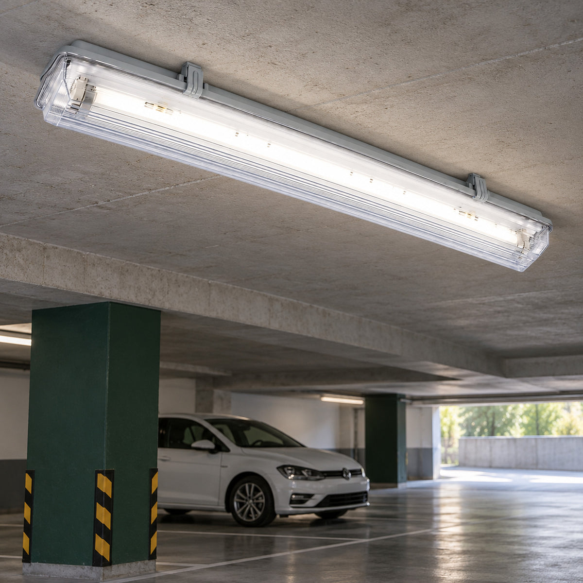 CLF/S 1-36 waterproof light – 1×36 W, T8, IP65