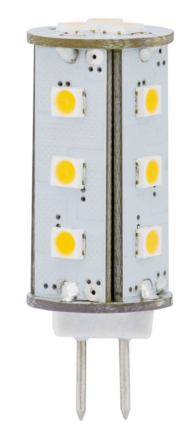 LANDLITE LED capsule bulb G4, 2 W, 150 lm, 2700 K warm white, 12 V AC/DC – LED-JC-2W