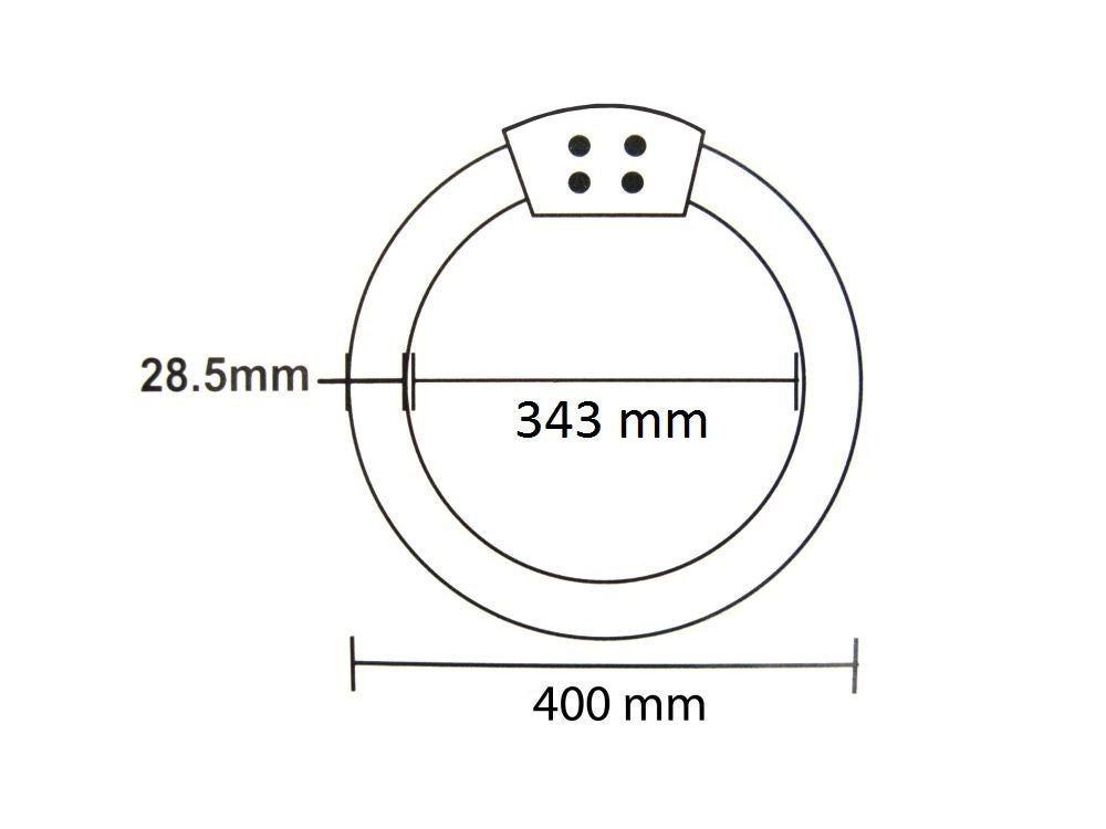 CCL-40W T9 G10q 2700K, Circular T9 energy saving lamp