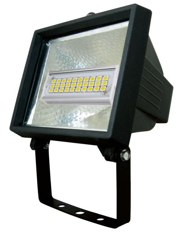 FL-L118-8W warmwhite LED, black, Flood Light