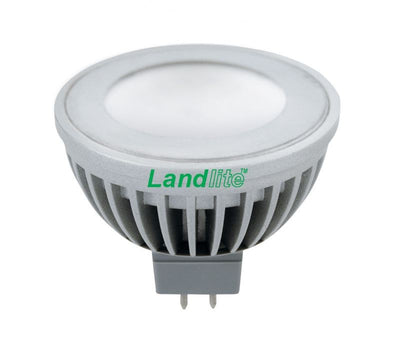LANDLITE LED spot bulb GU5.3, MR16, 4 W, 250 lm, 2700 K warm white, 12 V – LED-MR16