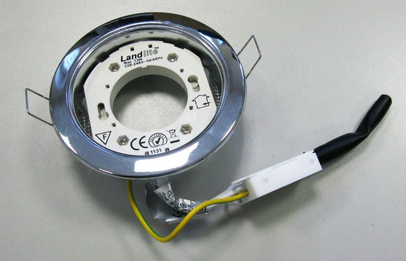 DL-09-GX53 230V chrome, recessed downlight