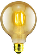 LANDLITE RUB-G95-4W/FLT dekor LED izzó – E27, 4 W, 300 lm, 1700 K
