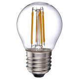 LANDLITE LED filament bulb E27, G45, 4 W, 400 lm, 2700 K warm white