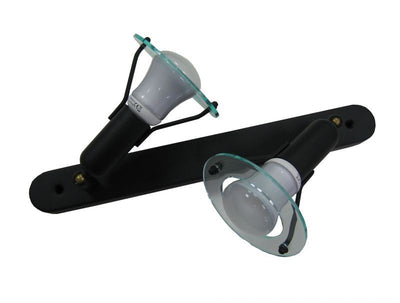 CLB-200 Spotleuchte – 2×R50/E14 40 W, schwarz