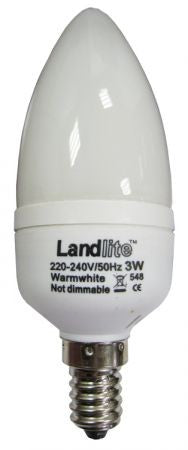 EIC-3W Energiesparlampe – E14, 3 W