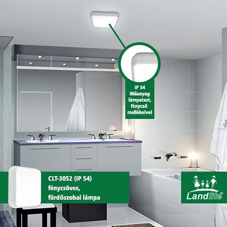 CLT-3052/TL3052 Wandleuchte – 2×9 W, IP54, mit Leuchtmittel