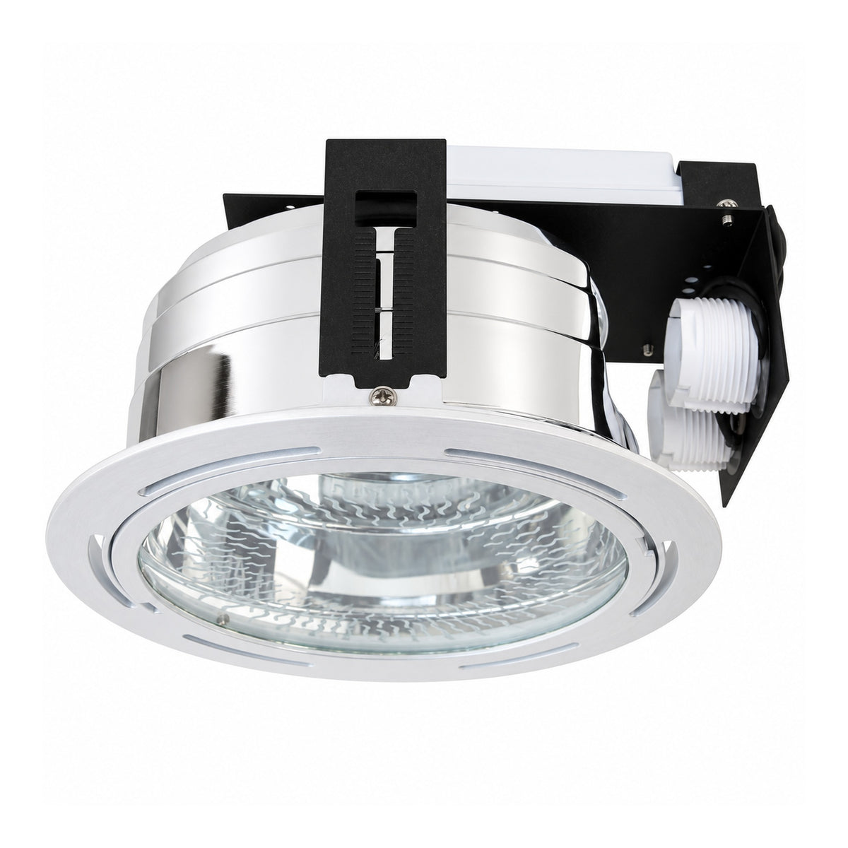 DL-518 recessed downlight – 2x18 W G24q-2, with electronic ballast, front glass