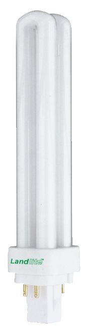DUE-18W Kompaktleuchtstofflampe – G24q-2, 18 W, 4000 K, 4-polig