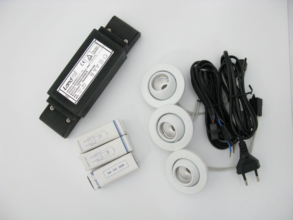 KIT-706-3 white, Halogen Kit