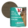 V33 Terasz- és kerti bútor ápoló olaj – 2,5 L, füstszürke