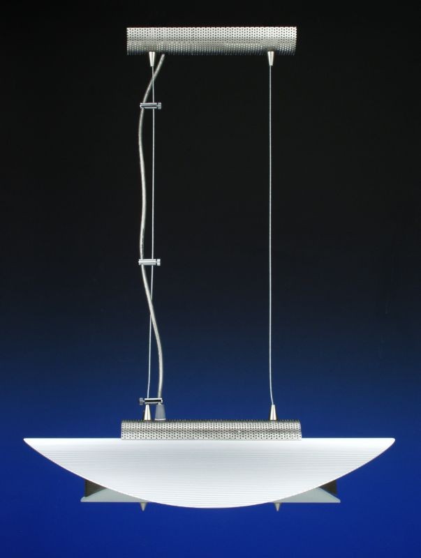 CL-006, 1X R7S 150W, frosted glass, nickel matt, Pendant Light