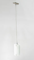 CL-002, 1XE27 60W, frosted glass, nickel matt, Pendant Light