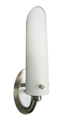 WL-01A, 1XE14 60W, opal glass, nickel matt, Wall Light