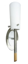 WL-03B, 1XE14 60W, opal glass, nickel matt, Wall Light