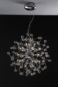 MONACO,MD2184/24, 24xG4 12V 10W, chrome, Egyptian crystal, Pendant Lamp