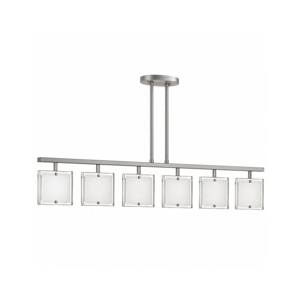 SHARONA MW-5424/6H chandelier – silver grey