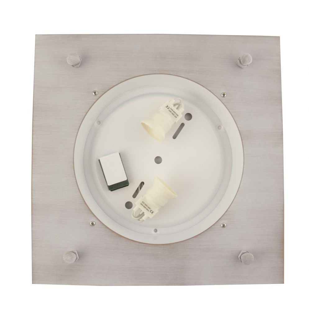 DUKE MW-4203/12"-C, 2x60W E27, cappucino color, Ceiling Light