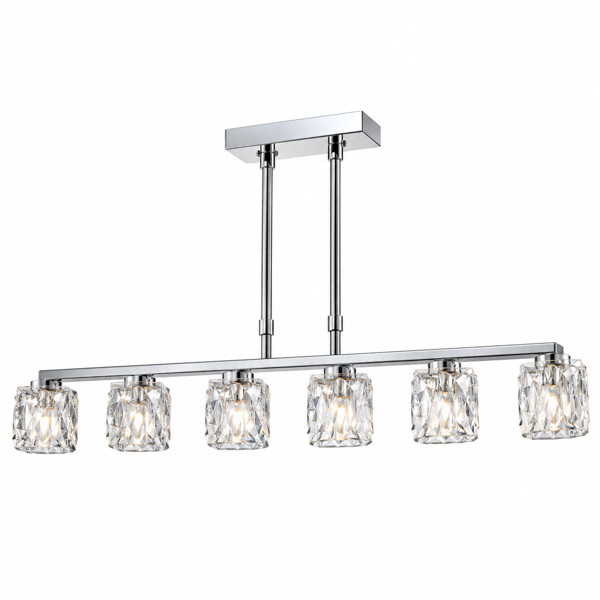 MW-5384/6HB chandelier – downward-facing, equal-length arms