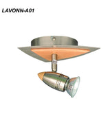 LAVONN-A01 spotlight – 1×GU10 50W, 230 V, matt chrome