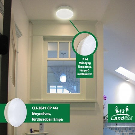 CLT-3041/TL3041-2x9W, G23 with tube, IP44, Electronic Wall Lamp