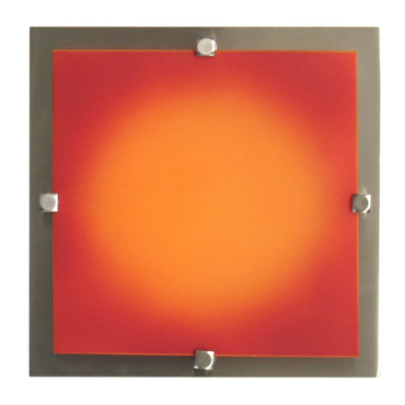 MELIA 23 cm 1XG9 40W 230V, nickel base, 3-color glass, nickel screw