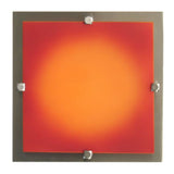 MELIA 23cm wall/ceiling lamp – 1×G9 40 W, 230 V, nickel base, tri-colour glass