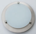 MELISSA D23 cm, 1XG9 40W 230V, round, nickel base/white glass/nickel screw