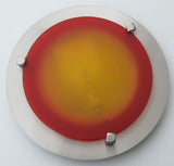 MELISSA wall/ceiling light – D23 cm, 1xG9 40 W, 230 V, nickel base/3-colour glass