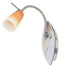 RUSSELL LS-951W-140, 1XG9 40W 230V, nickel satin / red glass, Spot Light