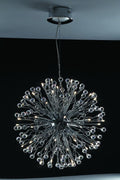 MONACO,MD2206/40, 40xG4 12V 10W, chrome, Egyptian crystal, Pendant Lamp