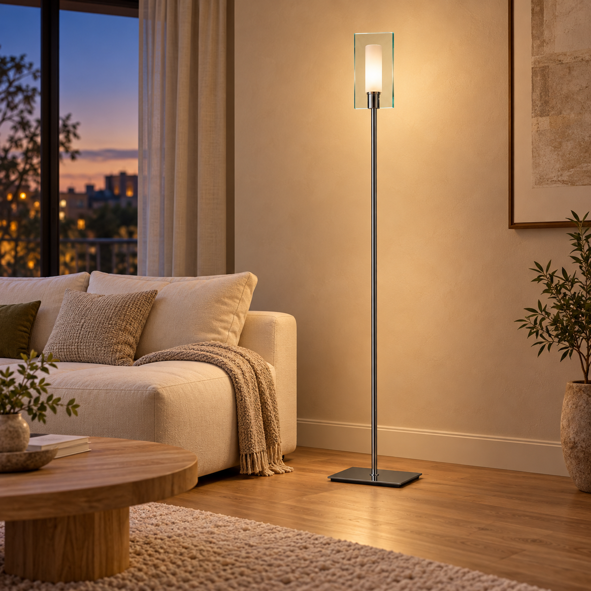 LANDLITE FIONA F8966/1L Stehleuchte – G9, 1×60 W