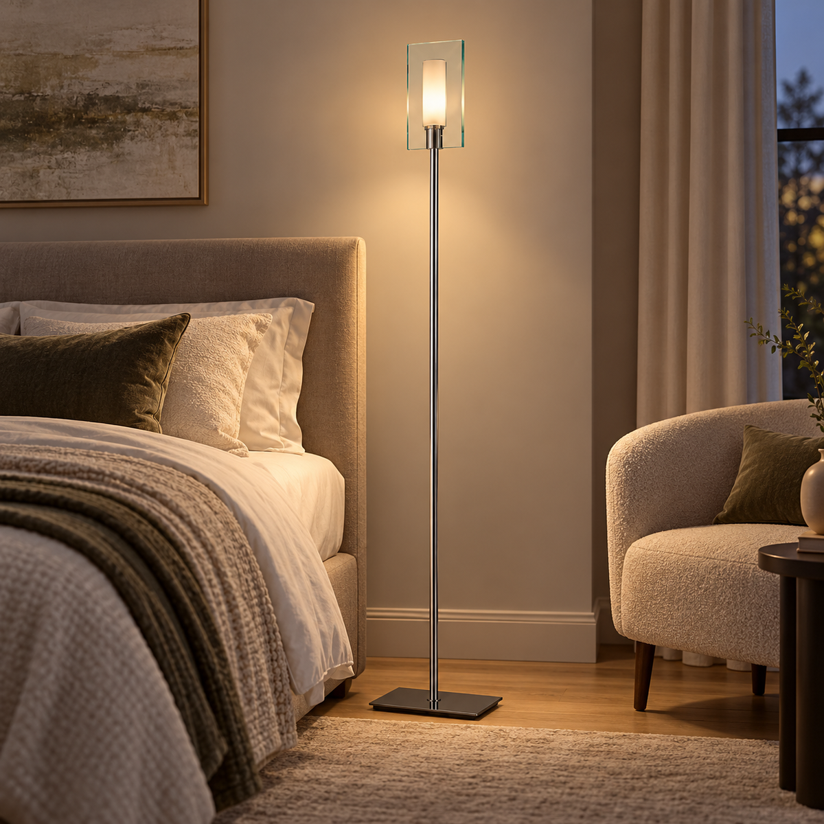 LANDLITE FIONA F8966/1L Stehleuchte – G9, 1×60 W