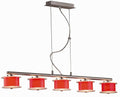 REFORMO P6026/5L, 5X60W G9, RED, PENDANT LAMP