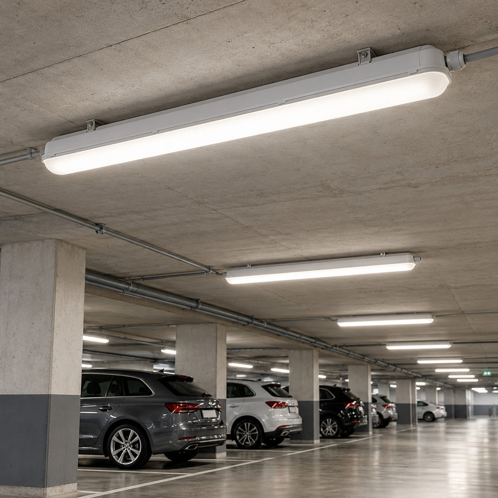 SAT12S-H-15-50 LED-Feuchtraumleuchte – 50 W, 8100 lm, 1480 mm, 4000 K, IP65