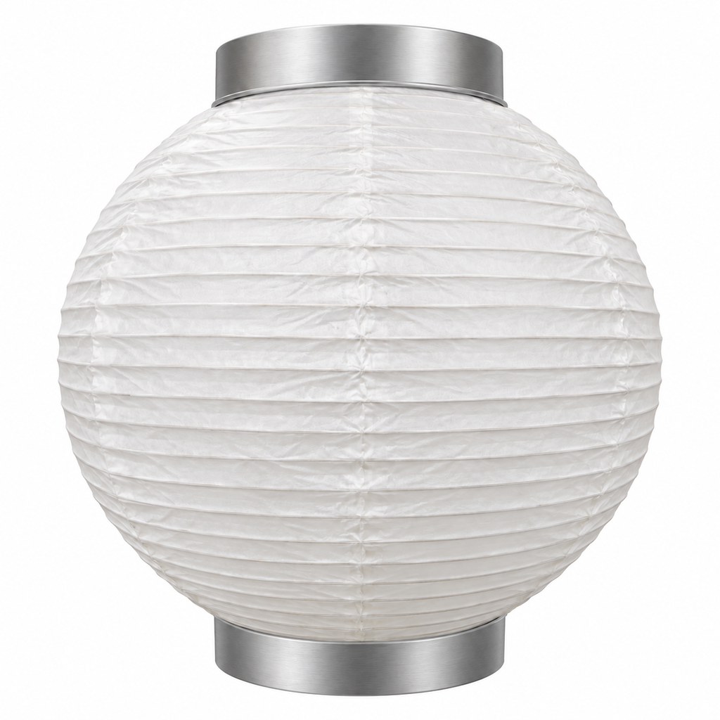 CLP-570 Reispapierleuchte – 30×33 cm, Weiß