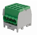 ANCO fővezeték-soroló HLAK 25 1/6 M2, 1 pólusú, 2 x 25 mm² be / 6 x 16 mm² ki, TS35 sínre, zöld