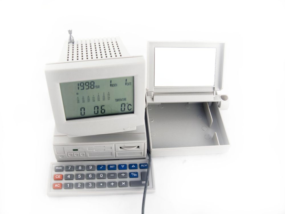 MS-200D, Calculator Radio Calendar with name card holder