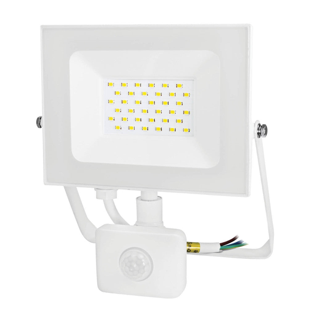 ANCO LED reflektor mozgásérzékelővel – 30 W, 2550 lm, 4000 K, IP44, fehér
