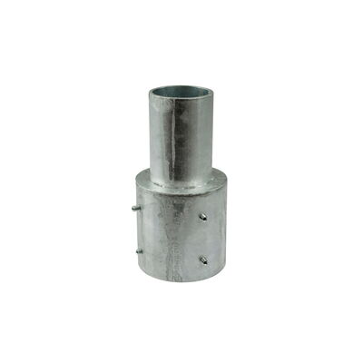 ROLUX pole reducer from Ø76 mm pole to Ø60 mm spigot, galvanised