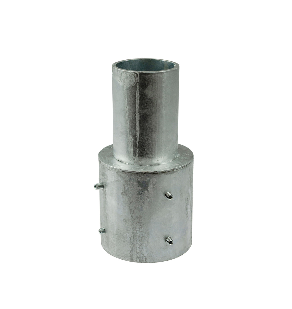 ROLUX oszlopszűkítő Ø80 mm-es oszlopról Ø60 mm-es csapra, horganyzott