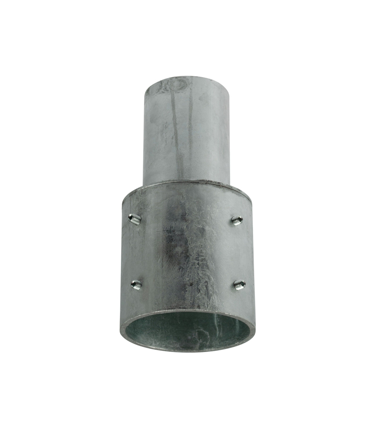 ROLUX oszlopszűkítő Ø80 mm-es oszlopról Ø60 mm-es csapra, horganyzott